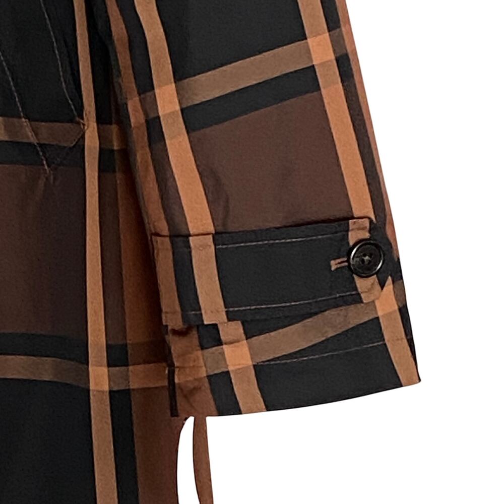 Lauren Ralph Lauren Men's 36 Regular Raincoat Stanza Brown Check NEW - Picture 4 of 15